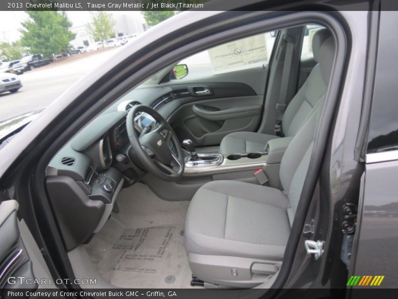 Taupe Gray Metallic / Jet Black/Titanium 2013 Chevrolet Malibu LS