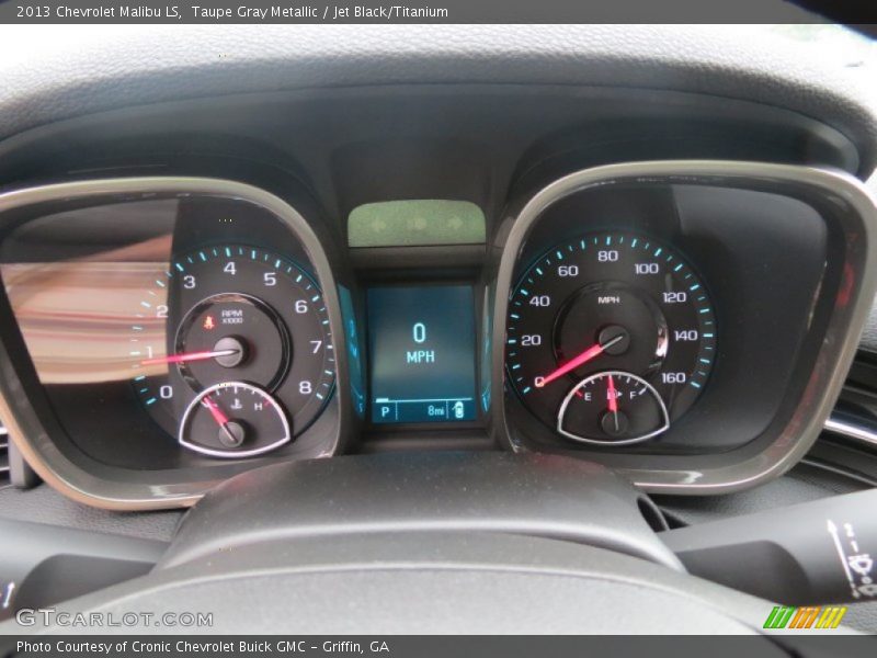 Taupe Gray Metallic / Jet Black/Titanium 2013 Chevrolet Malibu LS