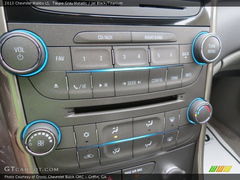 Taupe Gray Metallic / Jet Black/Titanium 2013 Chevrolet Malibu LS
