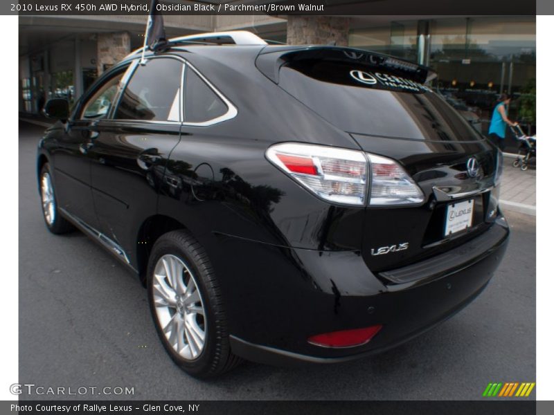 Obsidian Black / Parchment/Brown Walnut 2010 Lexus RX 450h AWD Hybrid