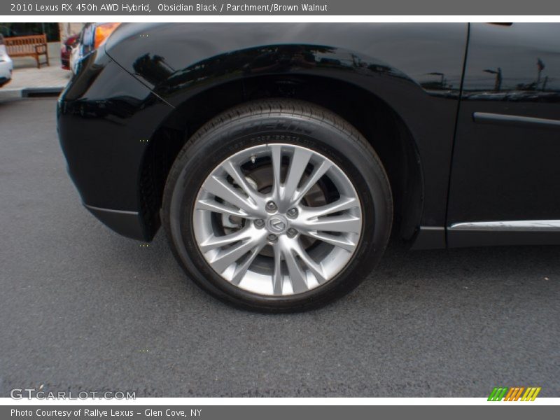 Obsidian Black / Parchment/Brown Walnut 2010 Lexus RX 450h AWD Hybrid