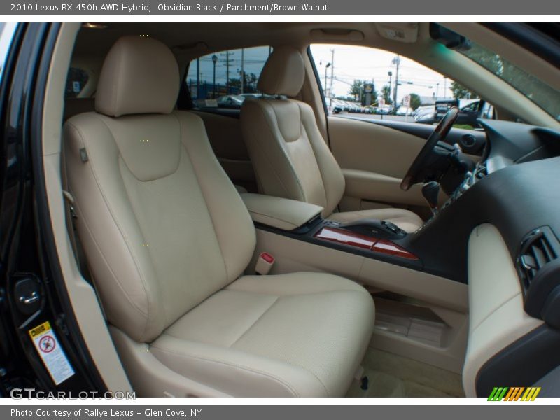 Obsidian Black / Parchment/Brown Walnut 2010 Lexus RX 450h AWD Hybrid