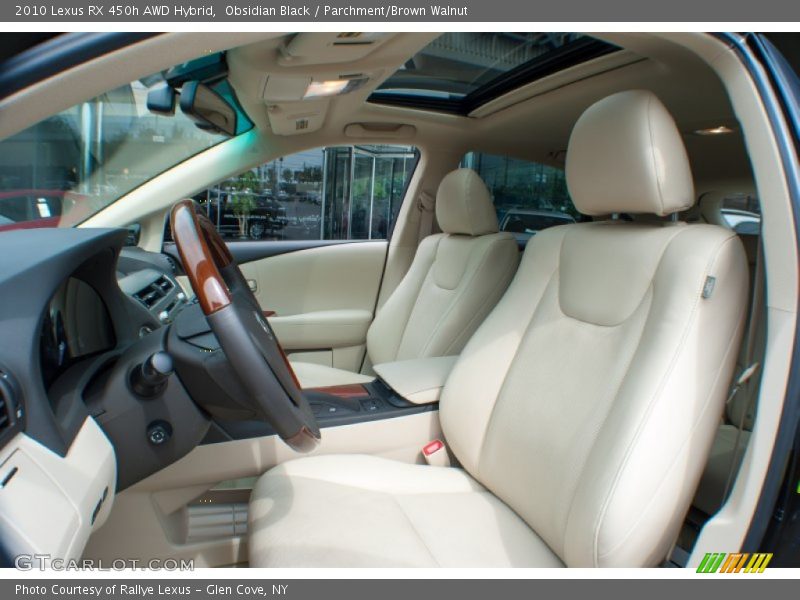 Obsidian Black / Parchment/Brown Walnut 2010 Lexus RX 450h AWD Hybrid