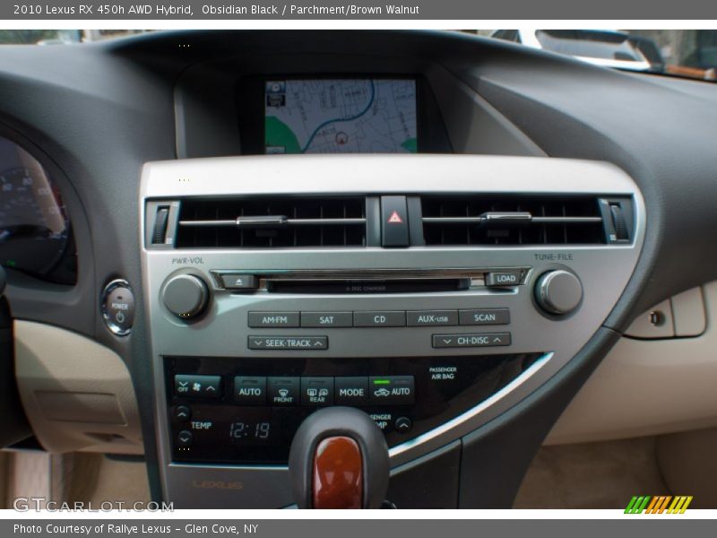 Obsidian Black / Parchment/Brown Walnut 2010 Lexus RX 450h AWD Hybrid