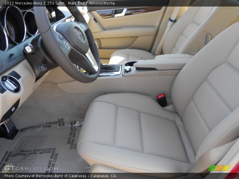 Mars Red / Almond/Mocha 2013 Mercedes-Benz C 250 Sport