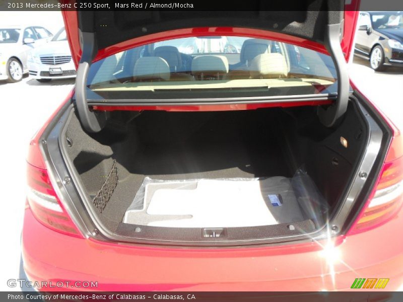 Mars Red / Almond/Mocha 2013 Mercedes-Benz C 250 Sport
