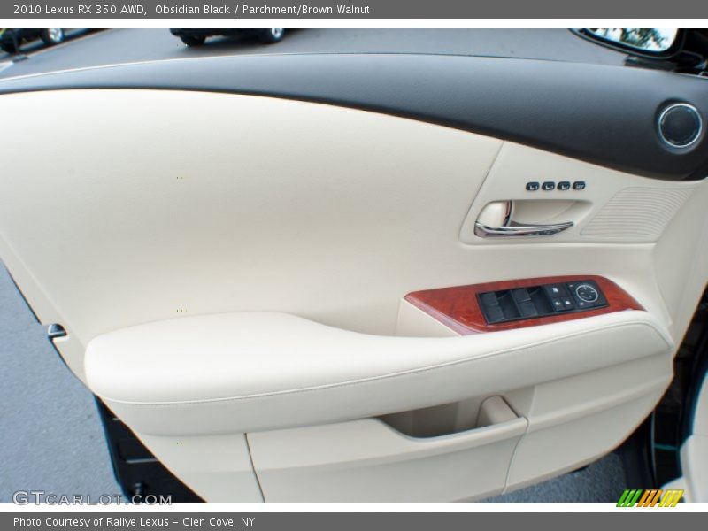 Obsidian Black / Parchment/Brown Walnut 2010 Lexus RX 350 AWD