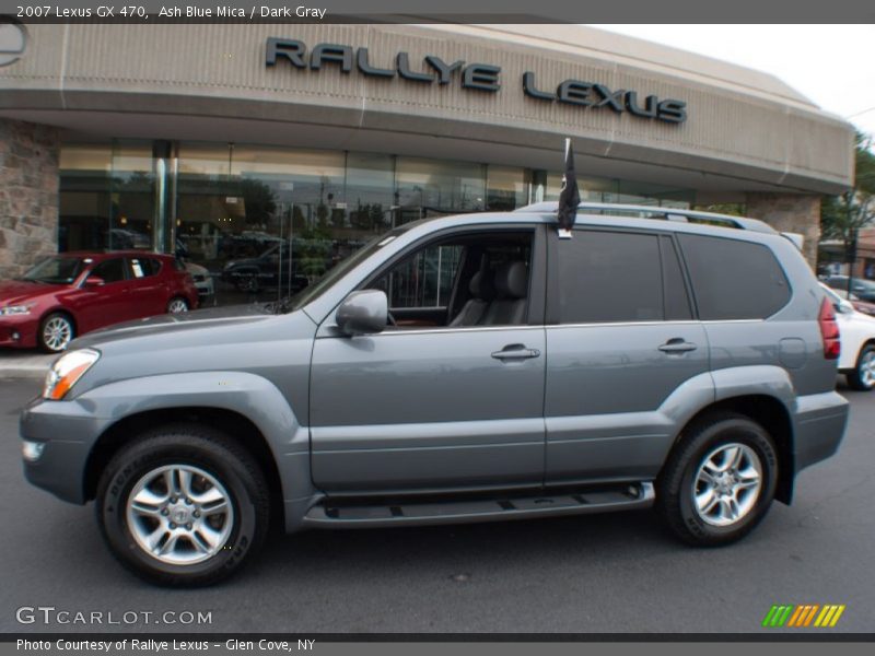 Ash Blue Mica / Dark Gray 2007 Lexus GX 470
