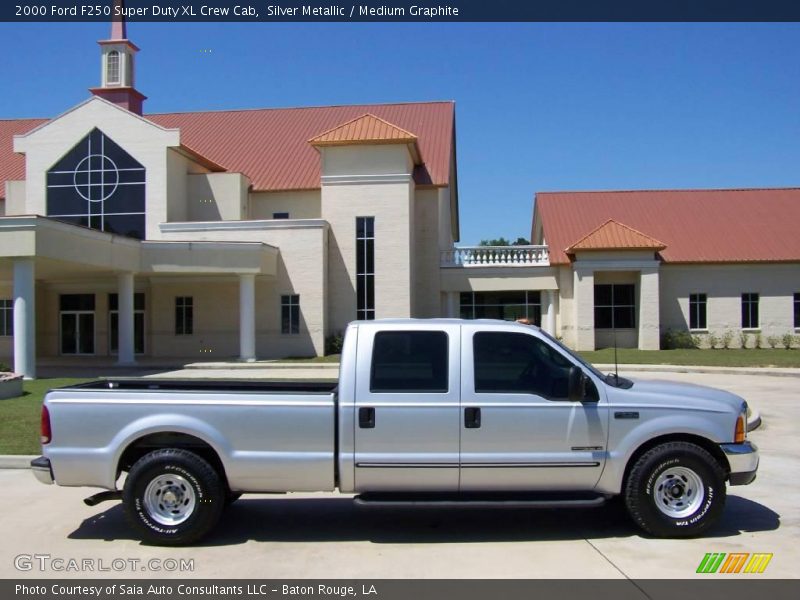 Silver Metallic / Medium Graphite 2000 Ford F250 Super Duty XL Crew Cab