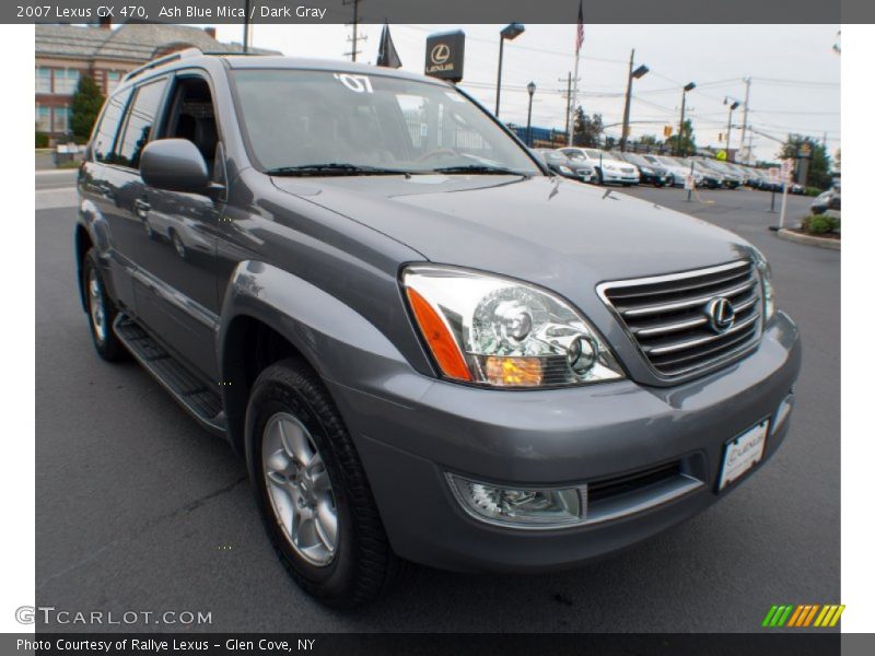 Ash Blue Mica / Dark Gray 2007 Lexus GX 470