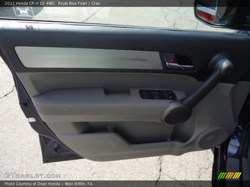 Royal Blue Pearl / Gray 2011 Honda CR-V EX 4WD