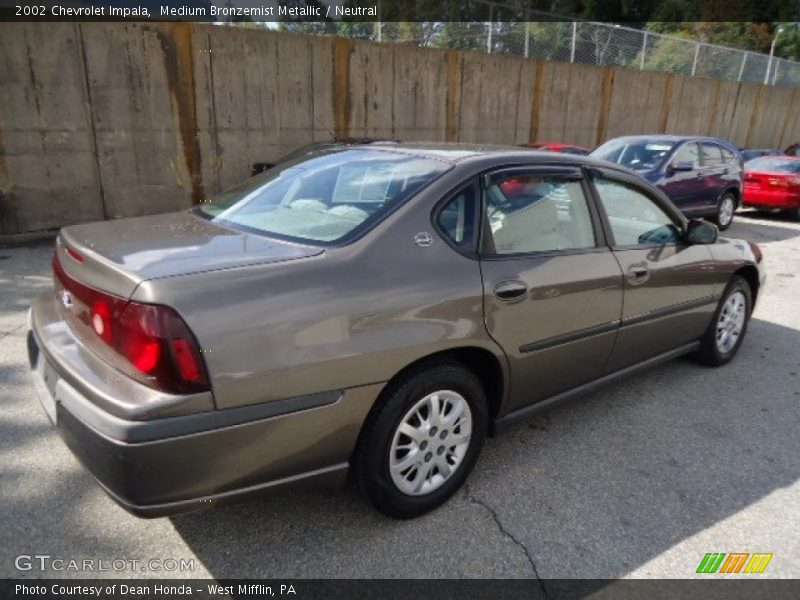Medium Bronzemist Metallic / Neutral 2002 Chevrolet Impala