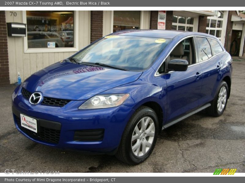 Electric Blue Mica / Black 2007 Mazda CX-7 Touring AWD