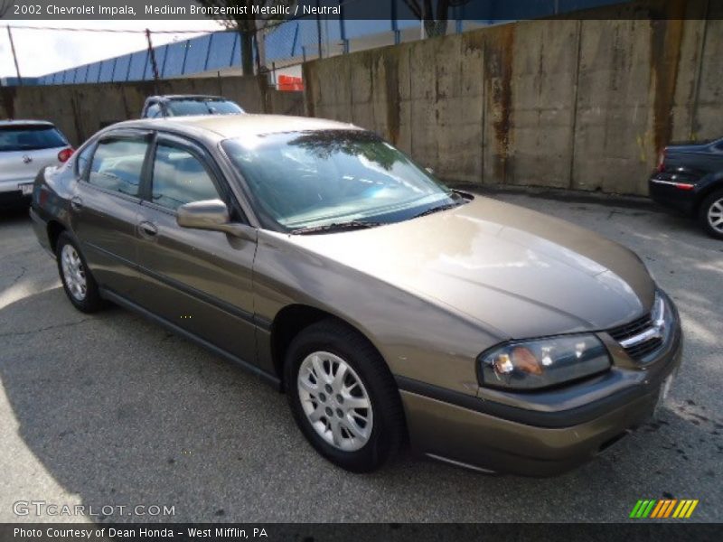Medium Bronzemist Metallic / Neutral 2002 Chevrolet Impala
