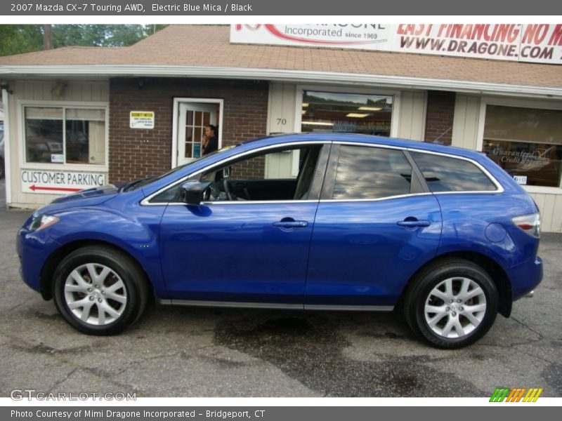 Electric Blue Mica / Black 2007 Mazda CX-7 Touring AWD