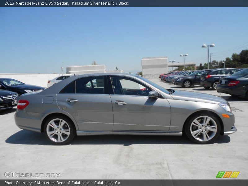 Palladium Silver Metallic / Black 2013 Mercedes-Benz E 350 Sedan