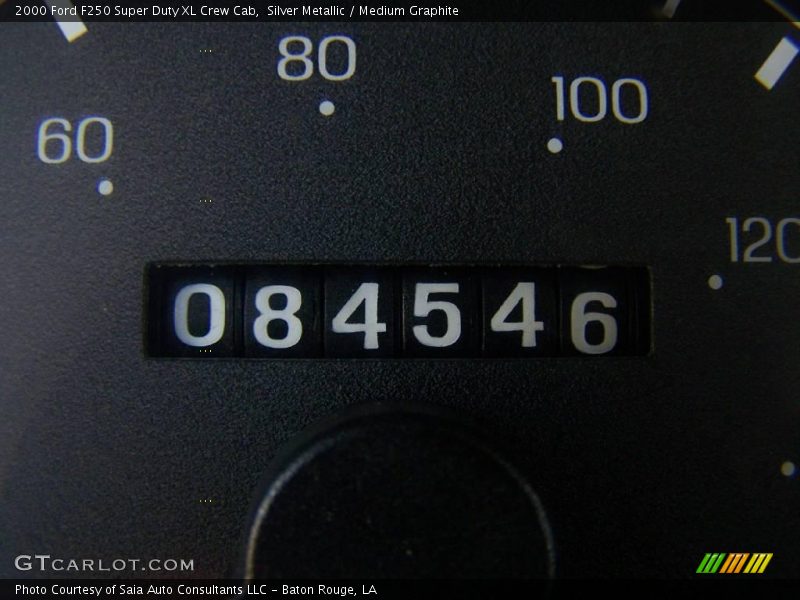 Silver Metallic / Medium Graphite 2000 Ford F250 Super Duty XL Crew Cab