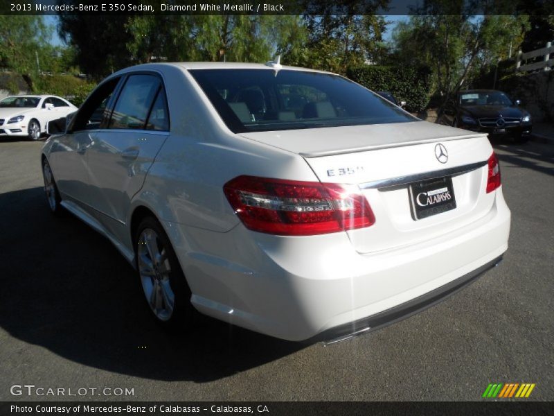 Diamond White Metallic / Black 2013 Mercedes-Benz E 350 Sedan