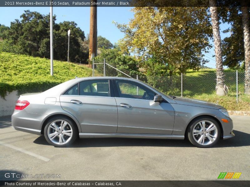 Palladium Silver Metallic / Black 2013 Mercedes-Benz E 350 Sedan