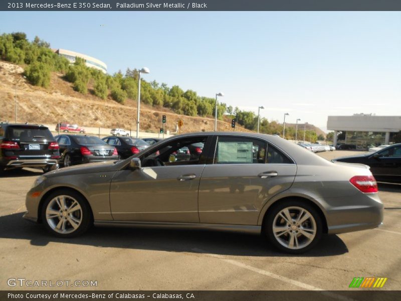 Palladium Silver Metallic / Black 2013 Mercedes-Benz E 350 Sedan