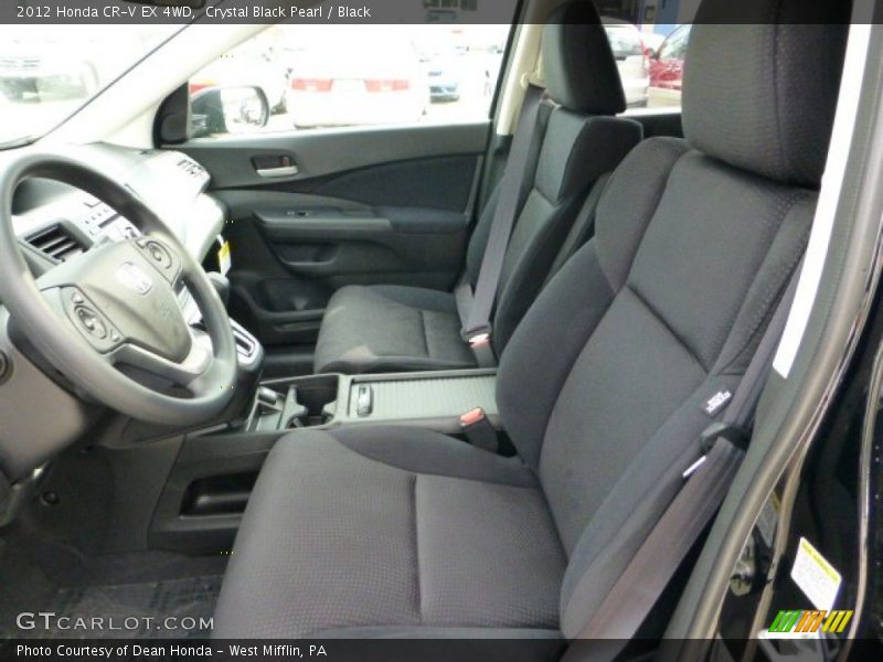 Crystal Black Pearl / Black 2012 Honda CR-V EX 4WD