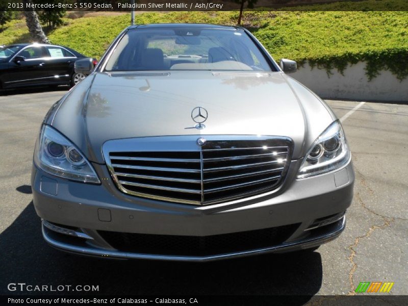 Palladium Silver Metallic / Ash/Grey 2013 Mercedes-Benz S 550 Sedan