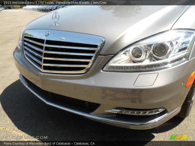 Palladium Silver Metallic / Ash/Grey 2013 Mercedes-Benz S 550 Sedan