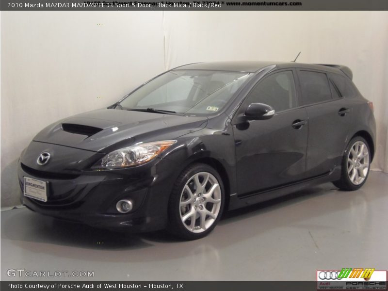 Black Mica / Black/Red 2010 Mazda MAZDA3 MAZDASPEED3 Sport 5 Door