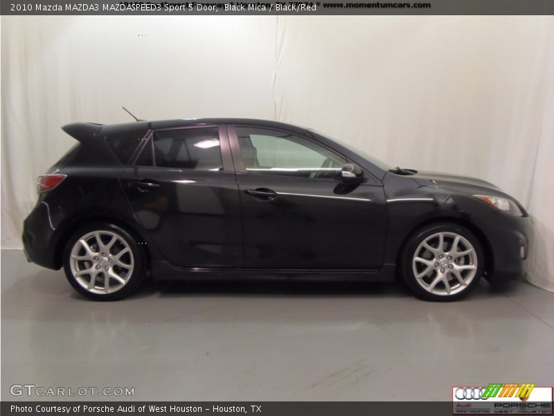 Black Mica / Black/Red 2010 Mazda MAZDA3 MAZDASPEED3 Sport 5 Door