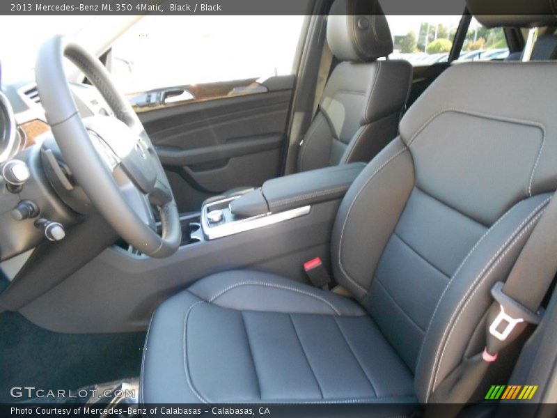 Black / Black 2013 Mercedes-Benz ML 350 4Matic