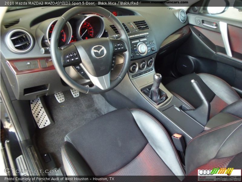 Black/Red Interior - 2010 MAZDA3 MAZDASPEED3 Sport 5 Door 
