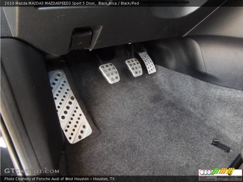 Black Mica / Black/Red 2010 Mazda MAZDA3 MAZDASPEED3 Sport 5 Door