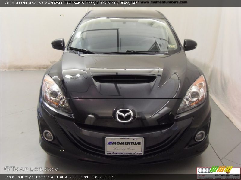 Black Mica / Black/Red 2010 Mazda MAZDA3 MAZDASPEED3 Sport 5 Door