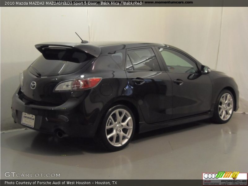 Black Mica / Black/Red 2010 Mazda MAZDA3 MAZDASPEED3 Sport 5 Door