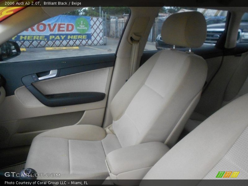 Brilliant Black / Beige 2006 Audi A3 2.0T