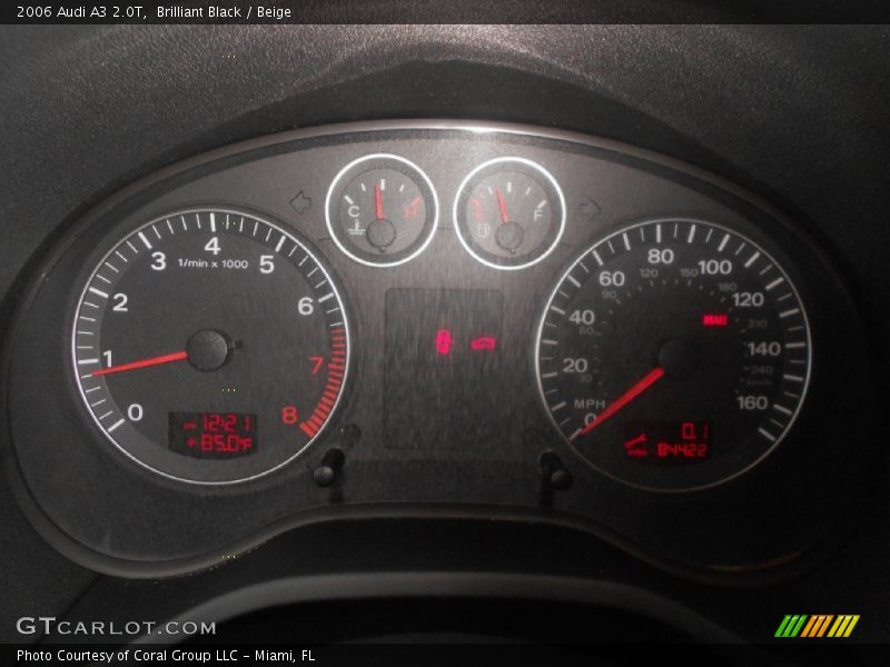  2006 A3 2.0T 2.0T Gauges
