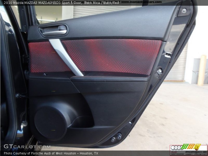 Black Mica / Black/Red 2010 Mazda MAZDA3 MAZDASPEED3 Sport 5 Door