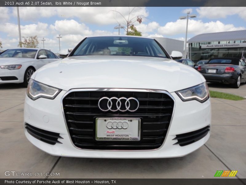 Ibis White / Nougat Brown 2013 Audi A6 2.0T Sedan