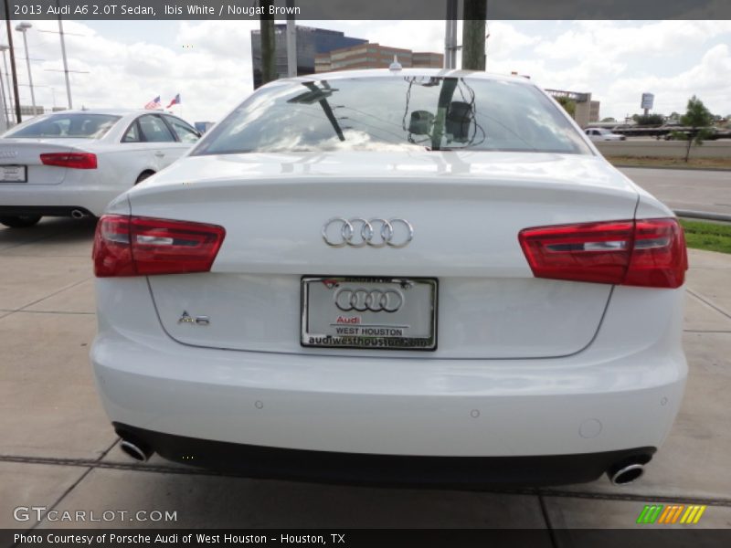Ibis White / Nougat Brown 2013 Audi A6 2.0T Sedan