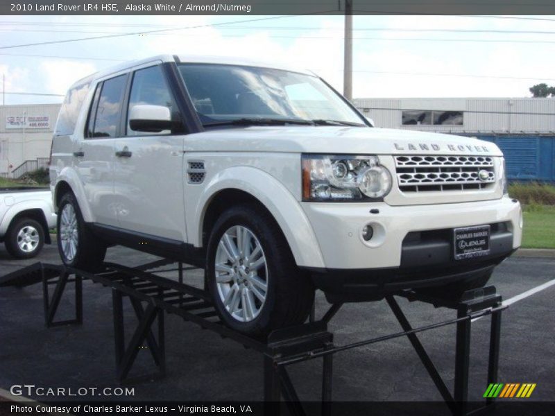 Alaska White / Almond/Nutmeg 2010 Land Rover LR4 HSE