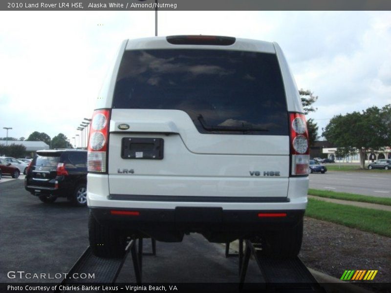 Alaska White / Almond/Nutmeg 2010 Land Rover LR4 HSE