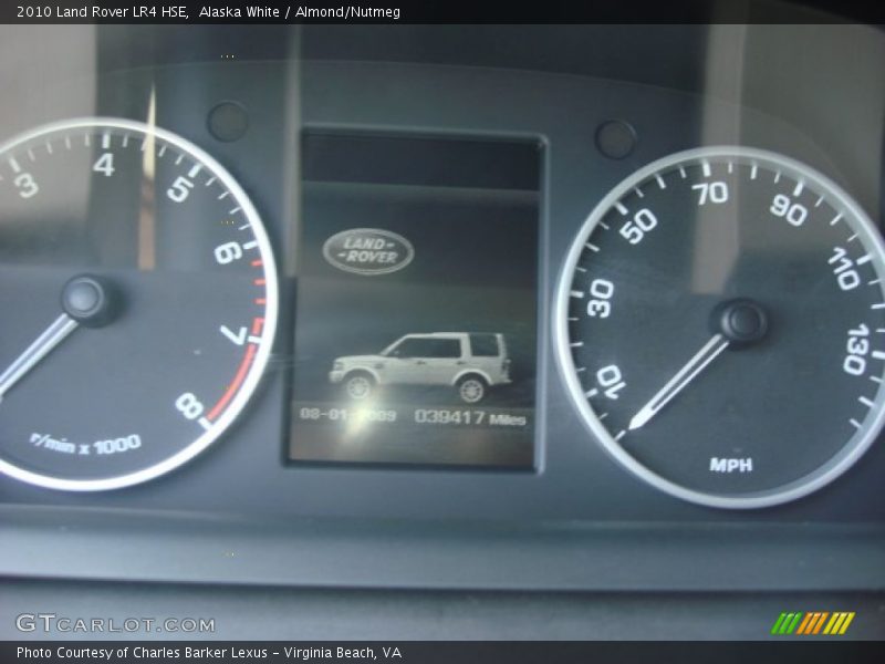 Alaska White / Almond/Nutmeg 2010 Land Rover LR4 HSE