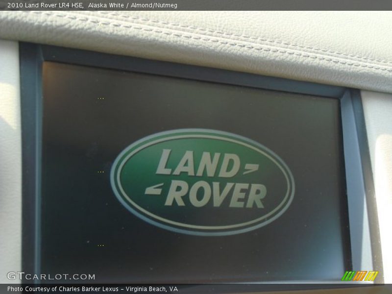 Alaska White / Almond/Nutmeg 2010 Land Rover LR4 HSE