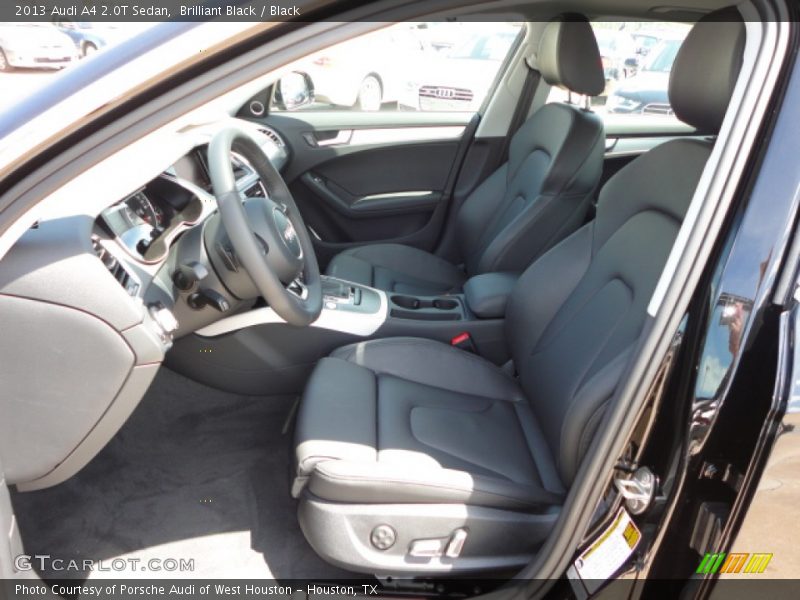 Brilliant Black / Black 2013 Audi A4 2.0T Sedan