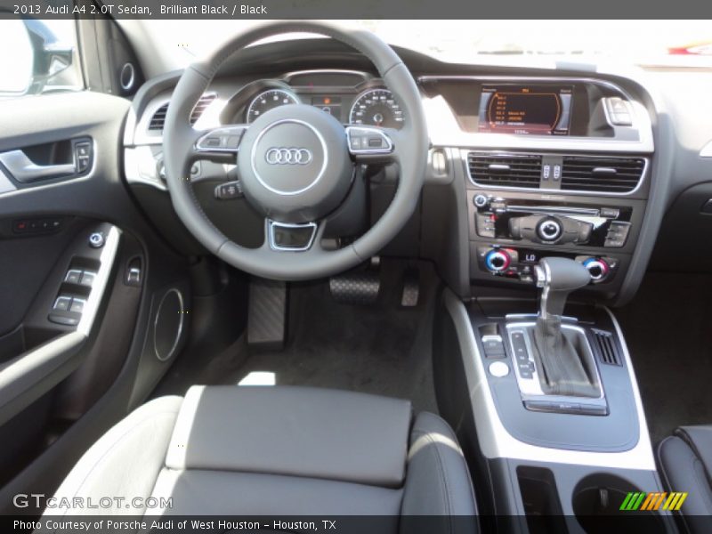 Brilliant Black / Black 2013 Audi A4 2.0T Sedan