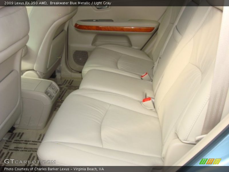 Breakwater Blue Metallic / Light Gray 2009 Lexus RX 350 AWD