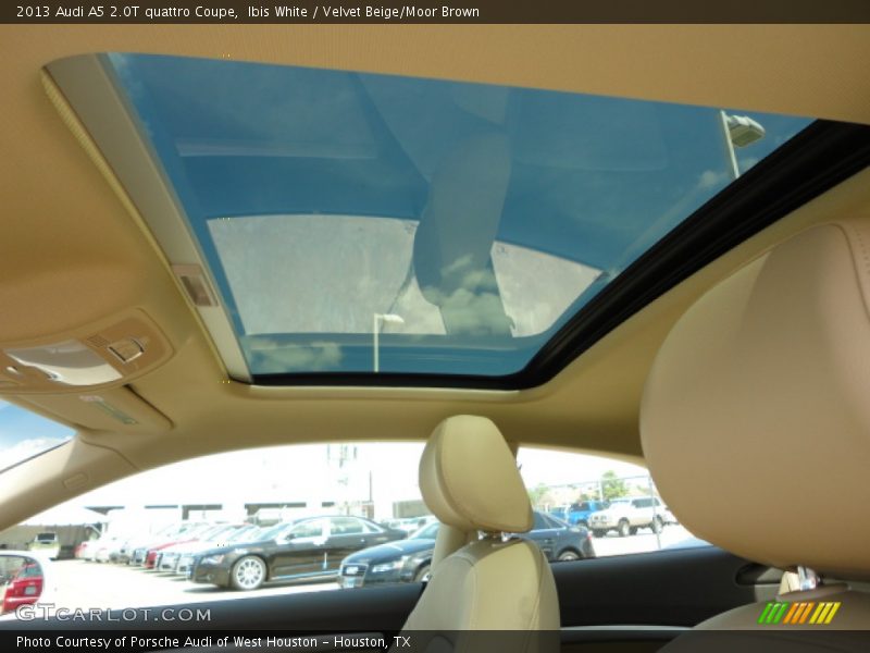 Sunroof of 2013 A5 2.0T quattro Coupe