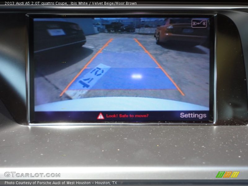 Ibis White / Velvet Beige/Moor Brown 2013 Audi A5 2.0T quattro Coupe