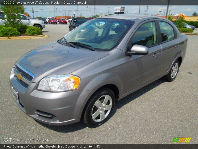 Medium Gray / Charcoal 2010 Chevrolet Aveo LT Sedan