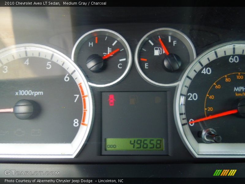 Medium Gray / Charcoal 2010 Chevrolet Aveo LT Sedan